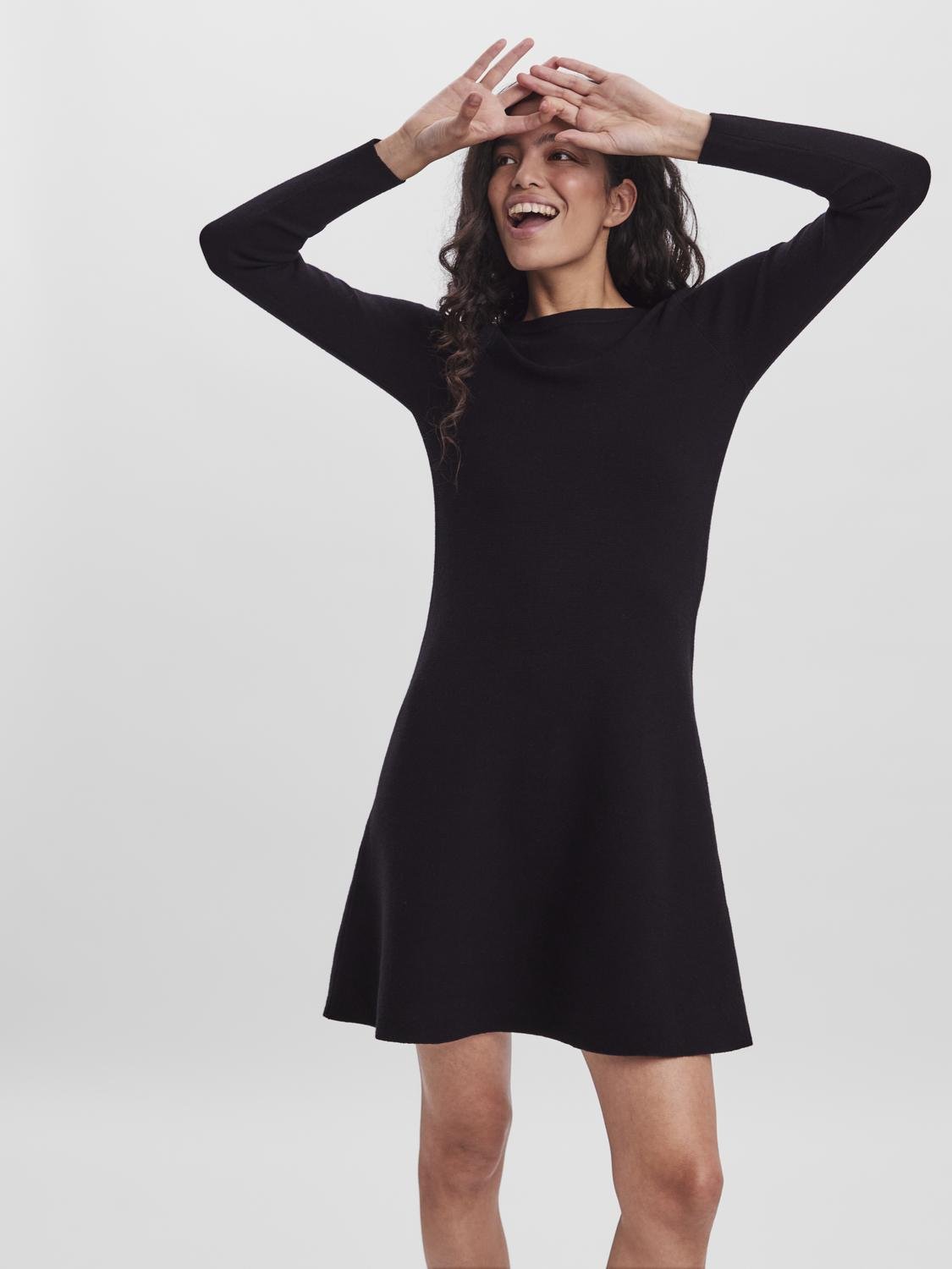 VMNANCY Short Dress - Black - VERO MODA & VILA Bergvik
